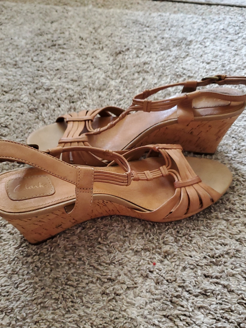 Strappy Wedge Heels - Picture 2 of 8